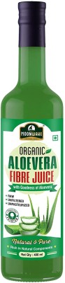 MOONWAKE AloeVera Fiber Juice | For Glowing Skin & Healthy Hair | Organic & Natural Juice(400 ml)