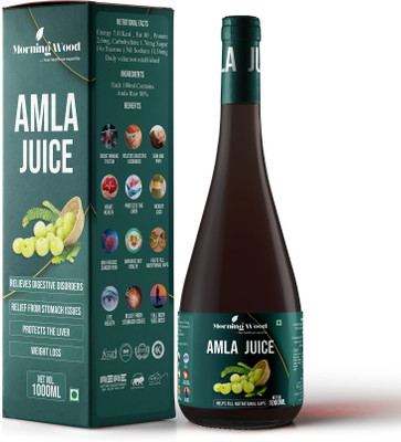 MorningWood Amla Juice Made With Cold Pressed Aml as Gor Hair Health(1000 ml)