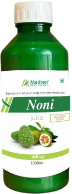 Madren Healthcare Noni Juice | Noni,Aloe Vera, Garcinia Combogia and Grapes Extract | Sugar Free(1 L)