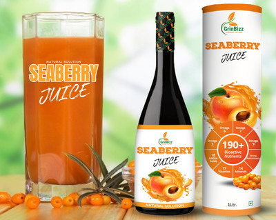 grinbizz Seaberry Juice Healthy Heart Care/Boost Immune System/Digestive care(1 L)