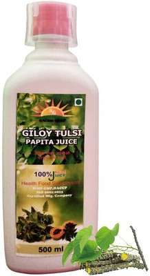 Sunchan Group Giloy Tulsi Papita Juice Pure Oraganic Herbal 500 X 1 ML(500 ml)