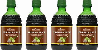 Herbs Library Triphala Juice All in 1 Relieves Constipation & Improves Digestion (4x400ml)(4 x 400 ml)