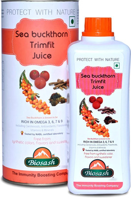 BIOSASH Sea Buckthorn TrimFit Juice – For Healthy Weight Management & Metabolism(750 ml)