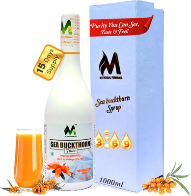 my herbal remedies Seabuckthron Juice (1 ltr) Made With Real Seabuckthron Berries(1000 ml)