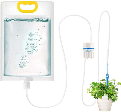 HASTHIP Efficient Drip Irrigation System 3500ml Water Bag Adjustable Self Watering Kit Drip Irrigation Kit