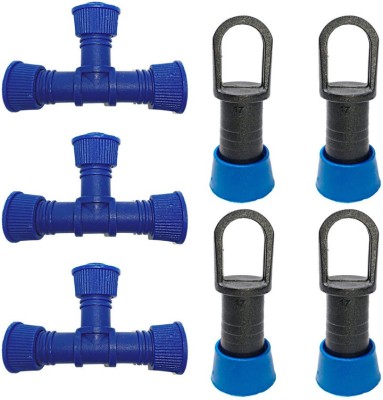 Farmer Girl 16mm Pepsi Tee Endcap drip Inline connector(Per Pcs-100) Drip Irrigation Kit