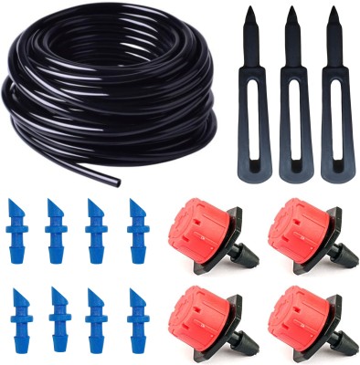 grassland Drip Irigation Pin Conectors (100Pc), 4mm Feeder Line-100m,Adj Driper -100 pcs Drip Irrigation Kit