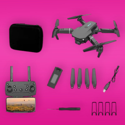 Barbie E8 WiFi Camera Remote Control 360 Flip Stunt Drone 2 Batteries_29b Drone