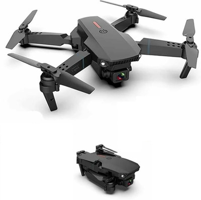 RECTITUDE Professional E88 Pro Remote Control Foldable Drone Dual Camera Drone 720p Drone