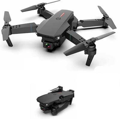 RECTITUDE Premium Professional E88 Pro Remote Control Foldable Dual Camera 720p Drone
