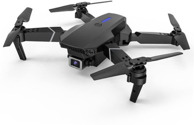 RECTITUDE E88 Pro Dual Camera Foldable Drone Toy For Kids, HQ Upscaling Camera, Quadcopter Drone