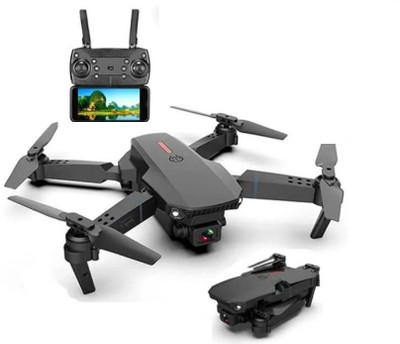 RECTITUDE Good Quality E88 PRO Professional Drones Selfie HD Dual Camera Long Range Drone