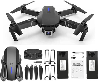 RIGHT SEARCH E-88 PRO Foldable Toy with HQ 4K WiFi HD Camera Remote Control for Kids Drone