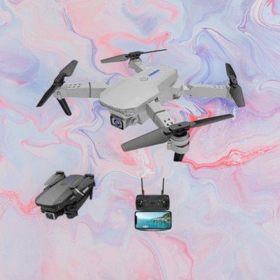 Barbie E88 Pro 4K Dual Camera Height Hold Wifi FPV RC Foldable Toys_22b Drone