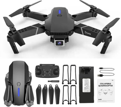 RECTITUDE Capture the Sky E88 Drone 4K Camera, FPV, WiFi & Many More Functions Drone