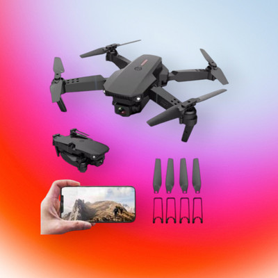 Barbie E88 Pro dronRemote Control Quadcopter 360 Flip Stunt Drone_a15b Drone