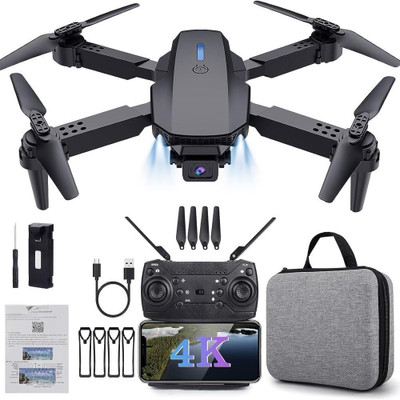 FLORAFLEXI Drone with 4k Camera Foldable 1080P HD Altitude Hold, One Key Take Off Drone