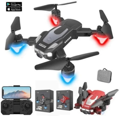 Clubics Mini J2 Drone – Foldable Design with Dual 720p HD Cameras and WiFi FPV Drone