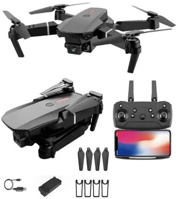 RECTITUDE E88 Drone With HD 4K Dual Camera Height Hold Foldable Quadcopter Drone Drone