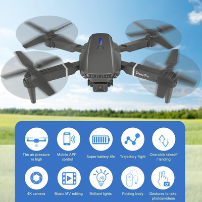 VYNEX WiFi 360° Flip Foldable Drone | Dual Camera Drone
