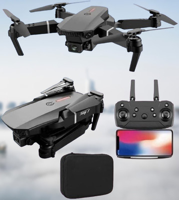 Swa Mi E88 WiFi FPV RC Dron with Dual Pro 4K HD Camera Wide-Angle Remote Control1 Drone