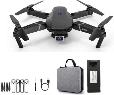 RYCRATE DRONE E-88 WIFI FPV With Wide Angle HD 4K 1080P Camera Height Foldable Drone Drone
