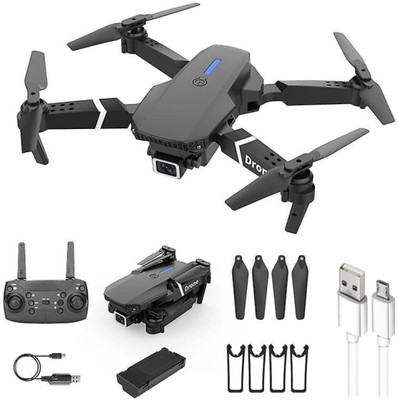 Swa Mi E88 Pro Foldable Drone with dual HD Camera_D544 Drone 2 Batteries1 Drone