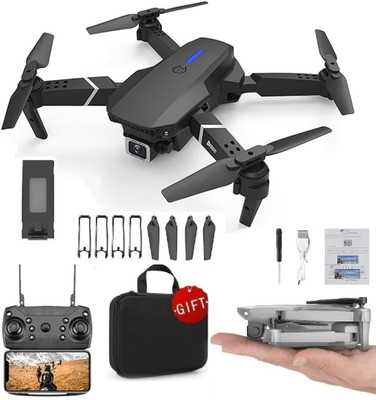 Rivalwilla RC Foldable DRONE with 4k Camera Altitude Hold, One Key Take Off-Headless Drone
