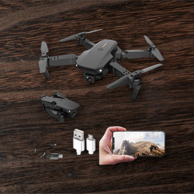 Intellect Creation E88 PRO High Quality dronHD, Dual Camera Mini dron720p Video, Wifi Fpv Drone_5 Drone