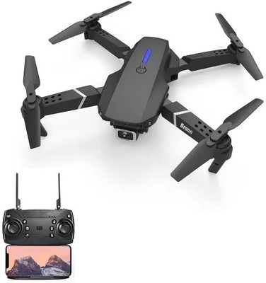 RECTITUDE E88 WIFI FPV With Wide Angle HD Camera Foldable Quadcopter Gift Toy Drone