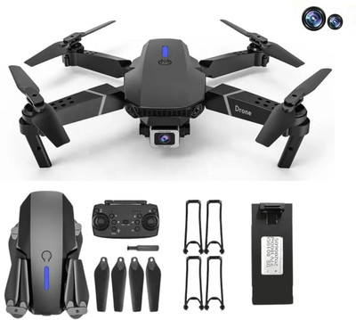 Rivalwilla Drone with Dual 4K Camera for Adults360° Flip, Headless Mode, One Key Takeoff Drone