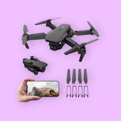 Barbie E88 Pro dronRemote Control Quadcopter 360 Flip Stunt Drone_a9b Drone