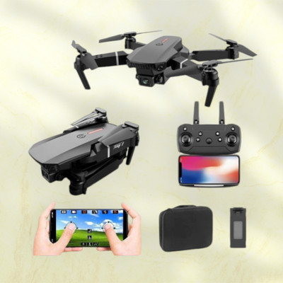 Barbie E88 Camera dronRemote Control 360 Flip Stunt WiFi Wings 2 Batteries_b30 Drone
