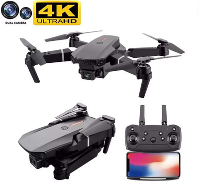 RECTITUDE E88 Mini Drone 4K Dual Camera Aerial Photography Quadcopter With Remote Control Drone