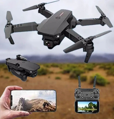 GLARIXA E-88 WIFI FPV With Wide Angle HD 4K 1080P Camera Height Hold RC Foldable Drone Drone