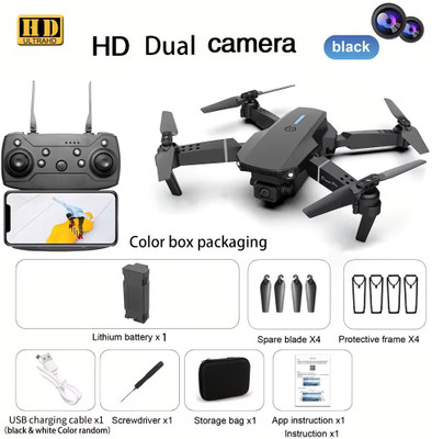 Swa Mi E88 Pro Drone HD Drone With Camera HD Drone 2 Batteries1 Drone