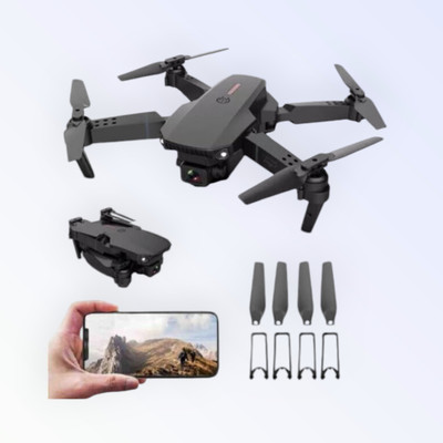 Barbie E88 Pro dronRemote Control Quadcopter 360 Flip Stunt Drone_a28b Drone