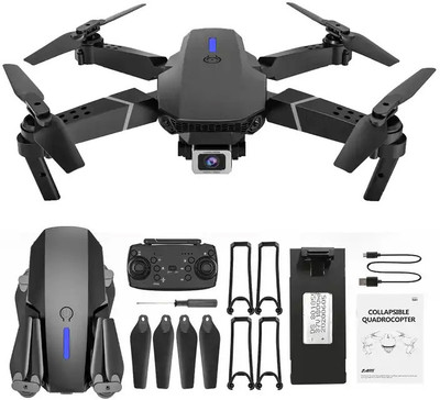 RECTITUDE Pro Drone with Camera, WiFi FPV 1080P HD Dual Foldable Quadcopter Altitude Hold Drone