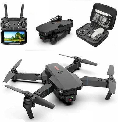 RECTITUDE High Quality Professional E88 Pro Remote Control Foldable Dual Camera 720p Drone