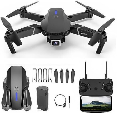 MAYURI CREATIONS E88 Pro Drone 4k HD foldable Drone With Camera 4k HD Mini Drone 720p Live Video Drone