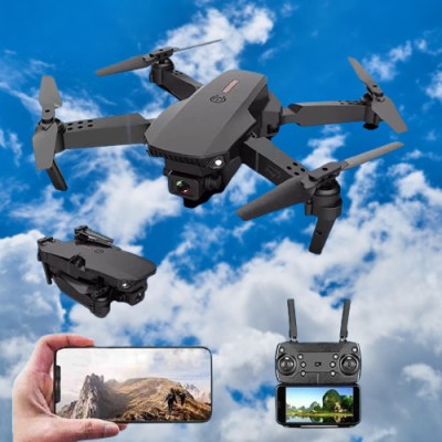 DRONE E88 High-Performance RC FPV Long Range avec Camera Mini Professional Drone