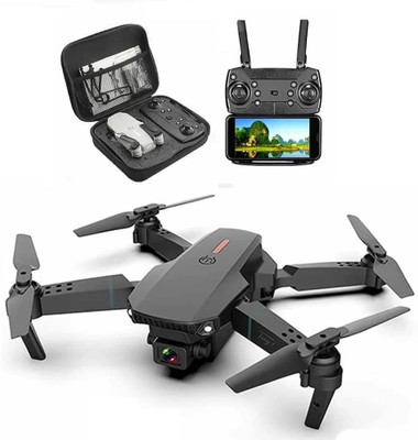 RECTITUDE Premium Quality E88 Pro Remote Control Drone Dual Camera Drone 720p Drone