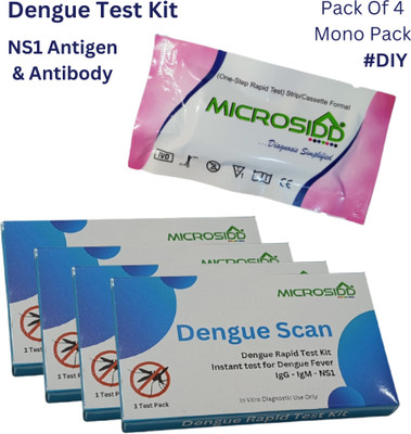 MICROSIDD Dengue NS1 IgG IgM Pack of 4 Antigen Self Test Kit