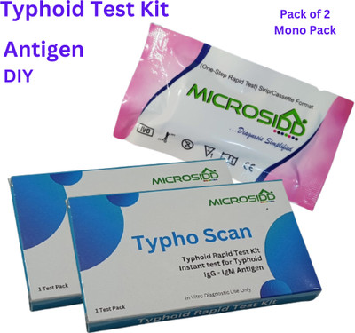MICROSIDD Typhoid Pack of 2 Antigen Self Test Kit