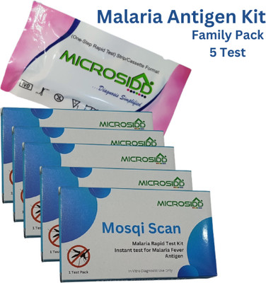 MICROSIDD Mosqui Scan Malaria Pack of 5 Antigen Self Test Kit
