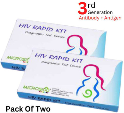 MICROSIDD 3rd Generation Hiv (Pack of 2) Blood Test