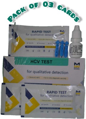 MediLytic Biomedicals HCV Test Kit - Pack Of 03 Cards Antibody Test Kit