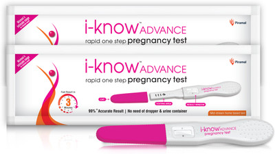 i-know Advance (Accurate results in 3 Min With Grip and Cap) pack of 2 Pregnancy Test Kit(2 Tests)