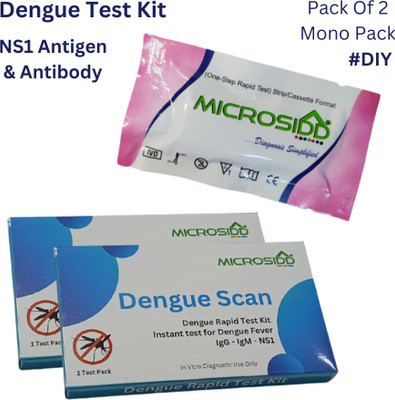 MICROSIDD Dengue NS1 IgG IgM Pack of 2 Antigen Self Test Kit
