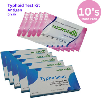 MICROSIDD Typhoid Pack of 10 Antigen Self Test Kit